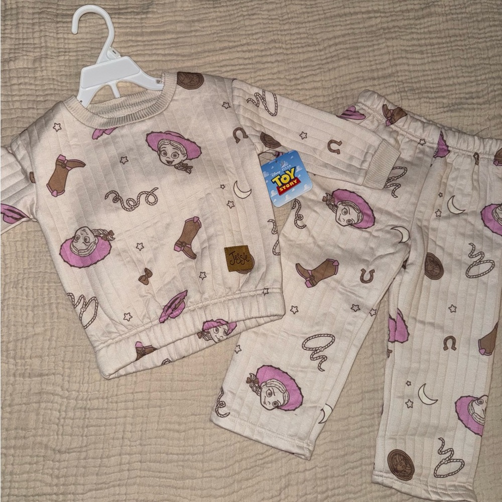 Disney Toy Story Set - Pink and Cream Cowgirl Jessie